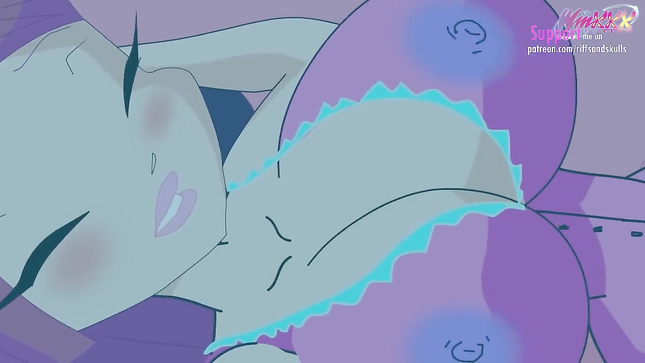 Спящая фея Винкс кончает от мастурбации и траха в киску