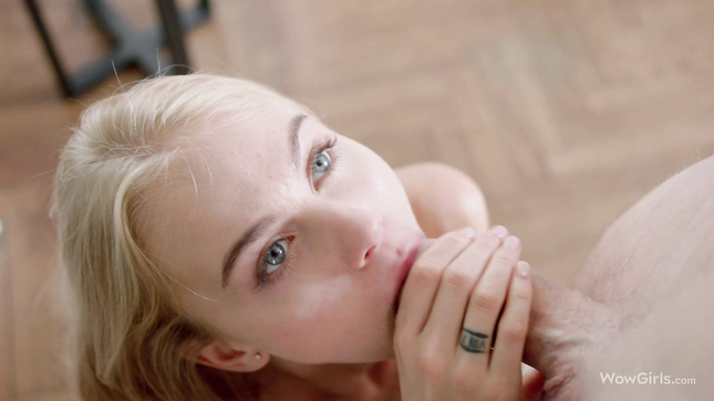 Голубоглазая милашка Nancy A занимается нежным сексом