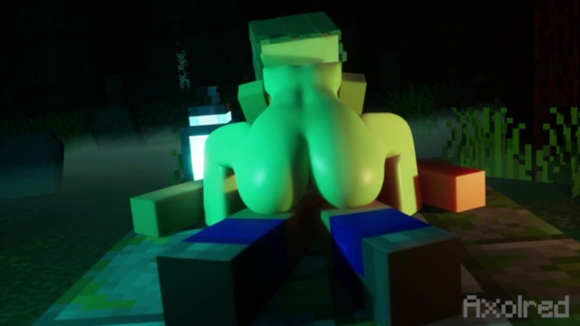 Стив трахает большую жопу Майнкрафт