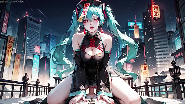 ИИ хентай с Мику Хацуне